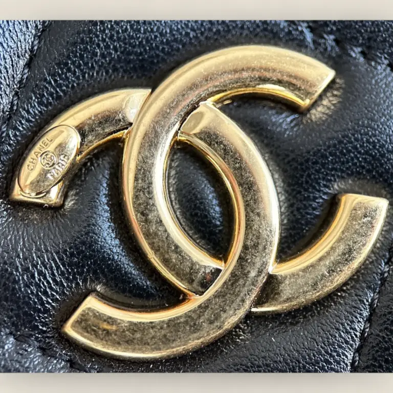 2024頂級精仿Chanel 24K粗鏈條腋下包黑色Hobo——綿羊皮與復古砂金五金的奢華結合 2024頂級精仿Chanel