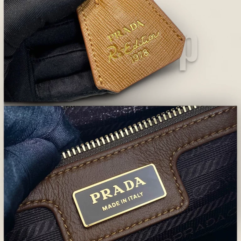 臺灣頂級高仿普拉達Prada ReEdition系列手提包 - 1BB233棕色 | 精品包包選擇