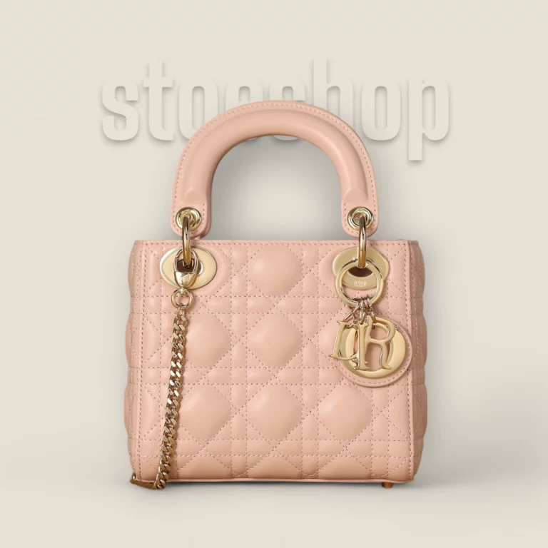 原單高仿迪奧 Lady系列小羊皮Mini胭脂粉包，時尚精品 M0505ONGE-M413