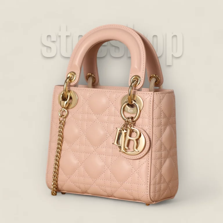 原單高仿迪奧 Lady系列小羊皮Mini胭脂粉包，時尚精品 M0505ONGE-M413