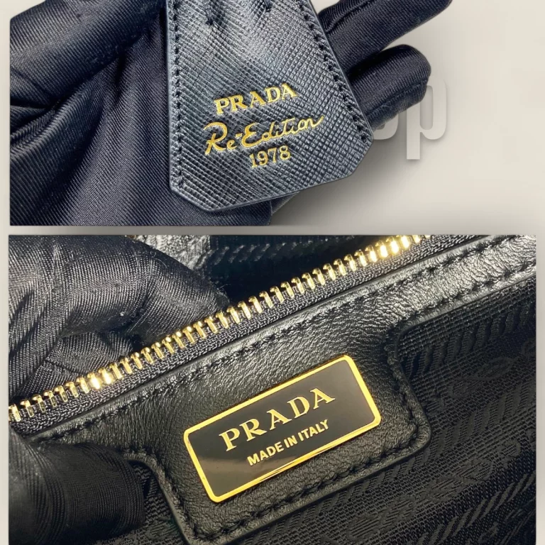 臺灣高仿普拉達Prada ReEdition系列手提包 - 黑色購買指南 1BB233