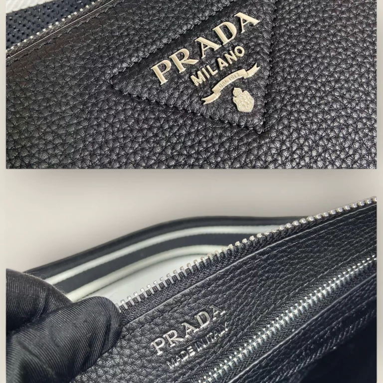 頂級原單高仿普拉達Prada斜挎包黑色 | 時尚精品斜挎包選擇 1BH050-2DKV-F0002-V-3OM