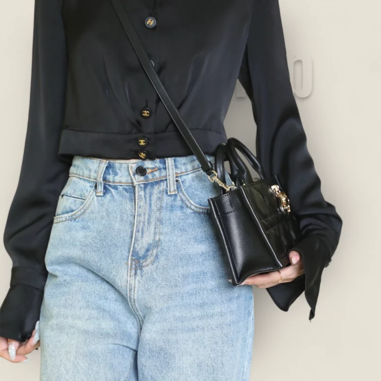 香港高仿迪奧 Book Tote 牛皮革黑色單肩包 - S5573OWHP-M900