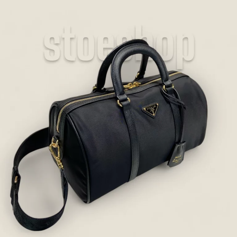 臺灣高仿普拉達Prada ReEdition系列手提包 - 黑色購買指南 1BB233