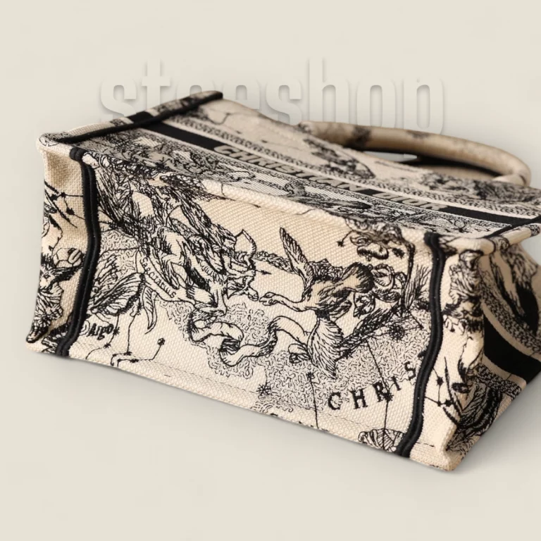 臺灣頂級高仿迪奧 Book Tote系列：Zodiac茹伊刺繡手袋S，時尚必備-貨號: M1265ZRHZ-M941