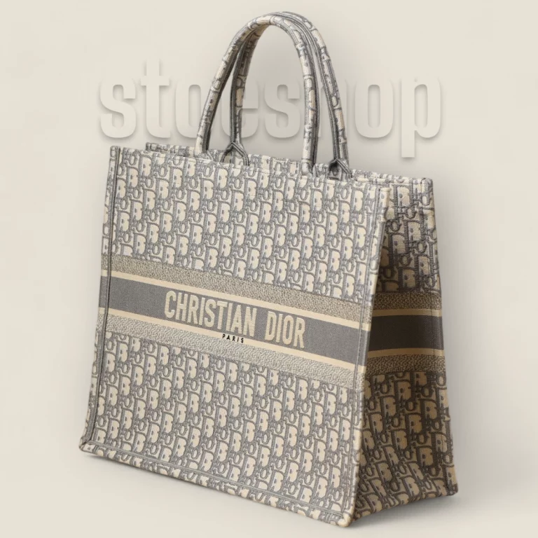 頂級高仿迪奧 Book Tote系列 | Oblique印花灰色L購買指南 貨號: M1286ZRIW-M932