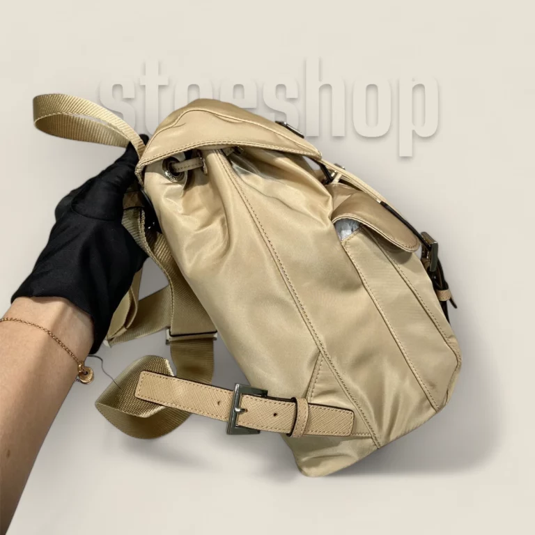 頂級原單高仿普拉達Prada男士雙肩包系列 - 棕色精品背包 1BZ677-RV44-F0F24-V-OOO