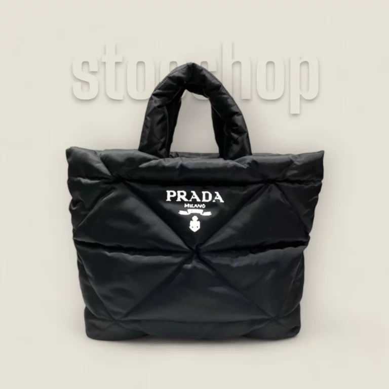 臺灣精品高仿普拉達Prada手提托特包黑色 - 時尚奢侈品推薦 2VG082-2DXR-F0002-V-OOO