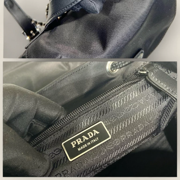 香港高仿普拉達Prada中古背包 | 黑色大號，品質卓越 | 1BZ830