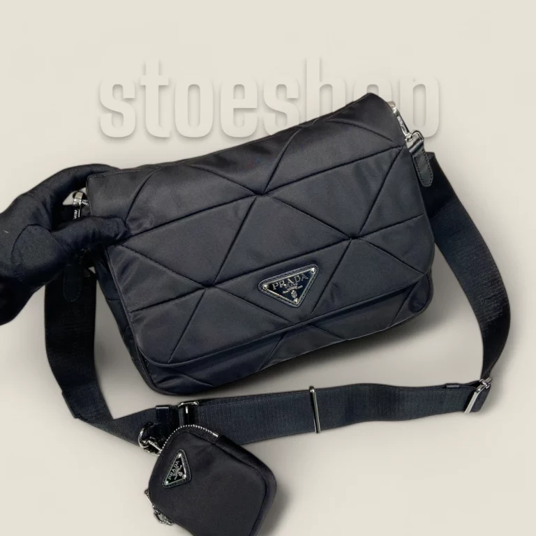臺灣高仿普拉達Prada Re-Edition系列郵差包1BD290 - 品質保證 1BD290-2DJN-F0002-V-O1O