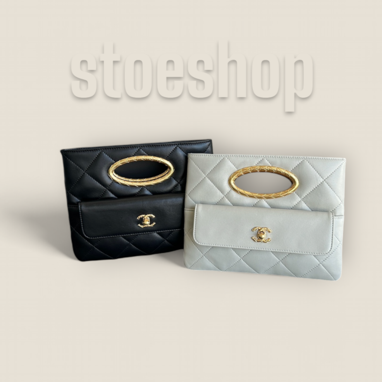 頂級精仿Chanel 24B高级手工坊晚宴包浅灰色——垄断一级小羊皮与24K真金砂金五金的奢华典范 24 頂級精仿Chanel 24B高级手工坊晚宴包浅灰色——垄断一级小羊皮与24K真金砂金五金的奢华典范