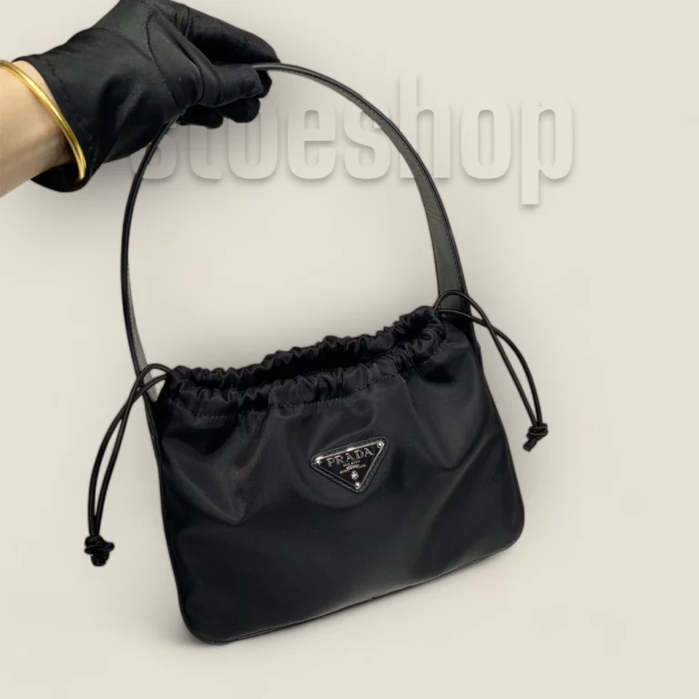 臺灣精品高仿普拉達Prada ReEdition 小號腋下包 - 黑色 B6249