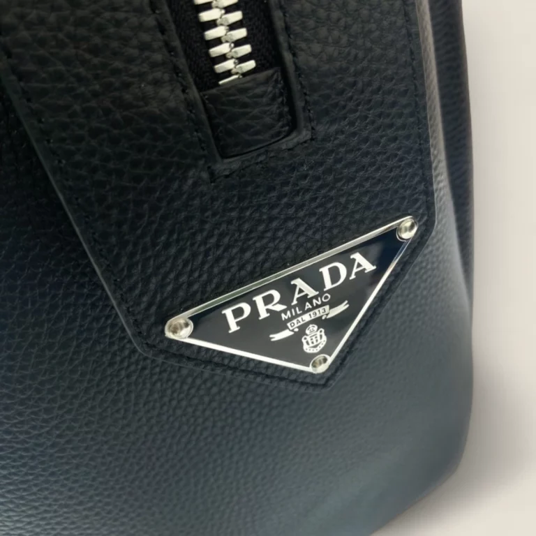 超級複製高仿普拉達Prada手提旅行袋2VC035黑色款 - 免檢優質版 2VC035-2BBE-F0002