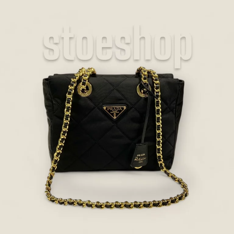 代購高仿普拉達Prada ReEdition系列中古袋 - 1BG468黑色