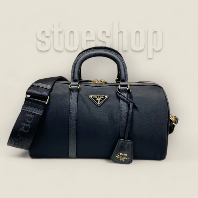 臺灣高仿普拉達Prada ReEdition系列手提包 - 黑色購買指南 1BB233