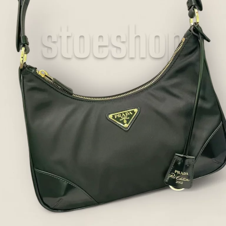 超級複製高仿普拉達Prada Re-Edition 1BC214腋下包 - 1BC214-R789-F0002
