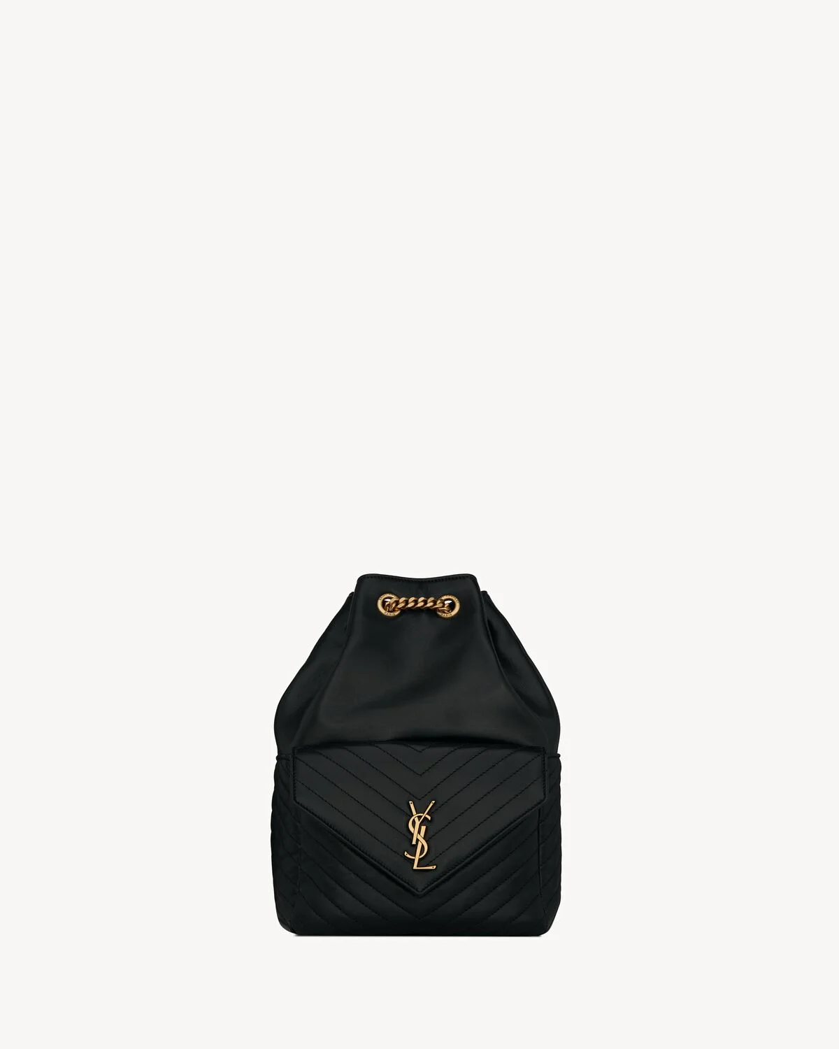 SAINT LAURENT MONOGRAM 小羊皮Y形絎縫背包 1 SAINT LAURENT MONOGRAM 小羊皮Y形絎縫背包