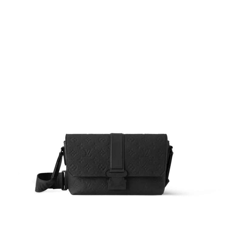 Louis Vuitton S-Cape 郵差包 | Taurillon Monogram 壓花牛皮 經典S-lock鎖扣設計