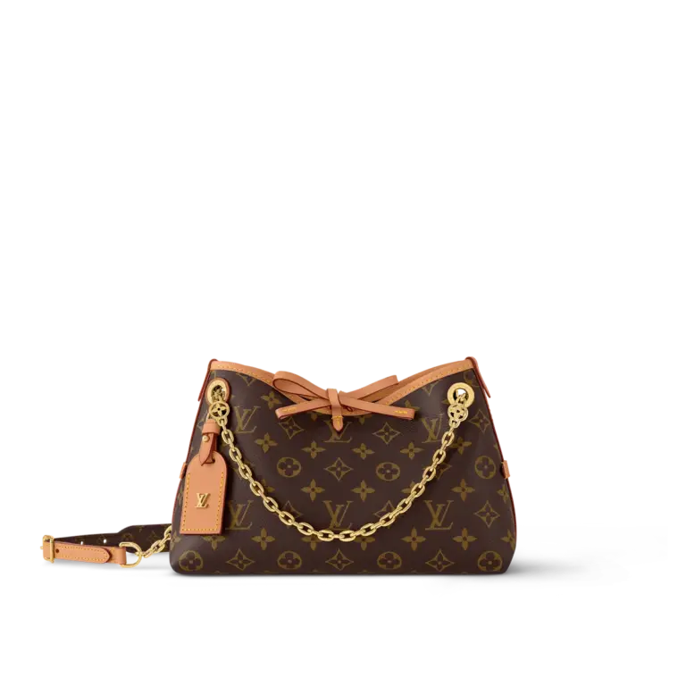 Louis Vuitton CarryAll BB 包包 - Monogram帆布金色鏈帶款