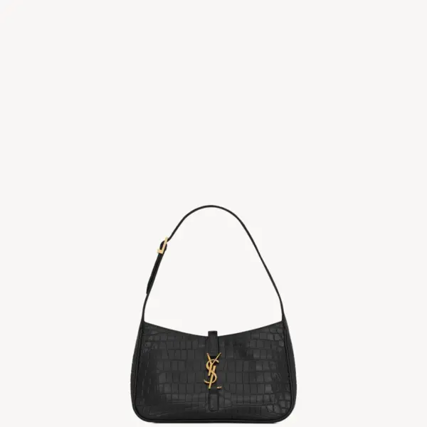 SAINT LAURENT MONOGRAM HOBO 小牛皮手袋