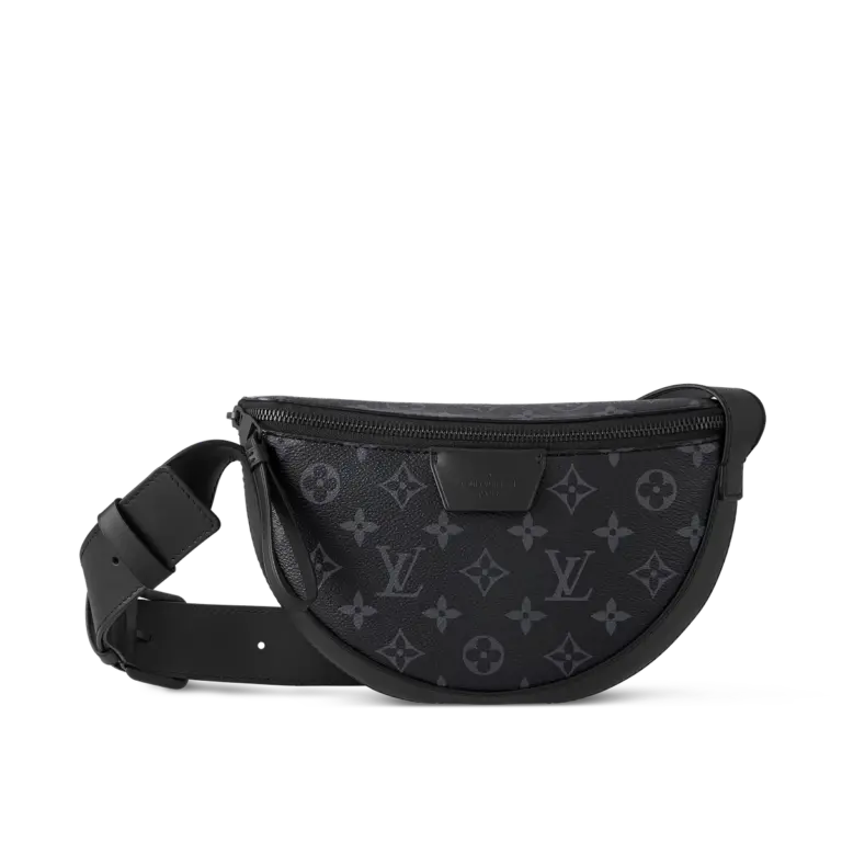 LV Moon 斜背包 - Monogram Eclipse 塗層帆布 半月形設計