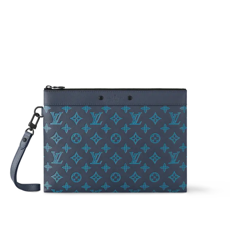 Louis Vuitton Pochette To-Go 隨身包 | 小牛皮Monogram印花 | 可拆式腕帶設計