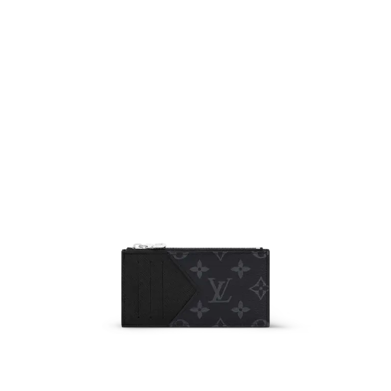 LV Monogram Eclipse 零錢卡片包 - 時尚多功能收納