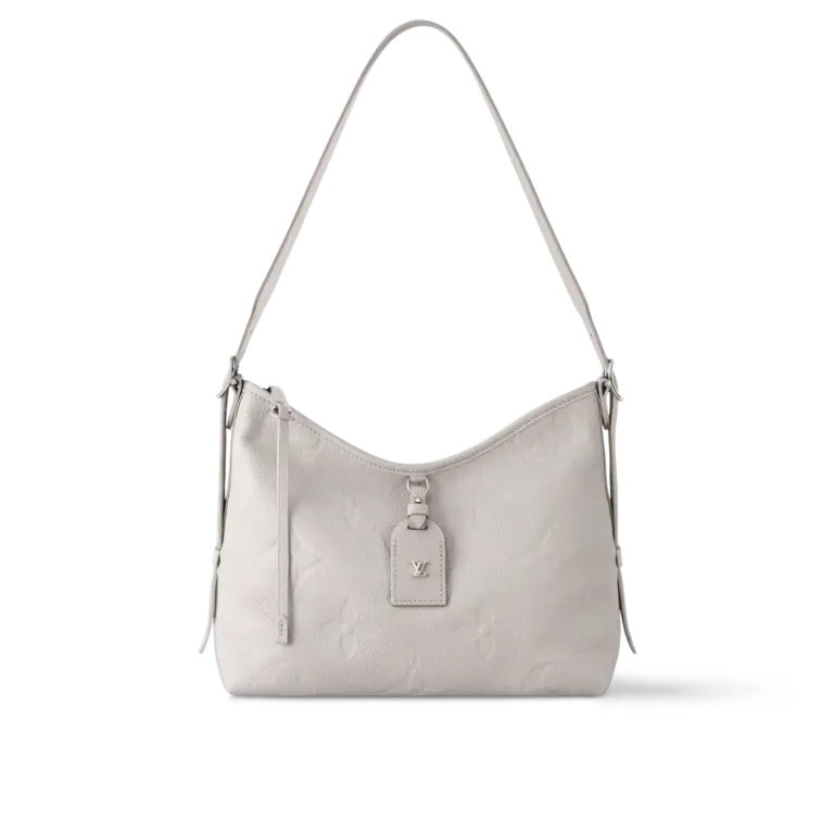 Louis Vuitton CarryAll PM 灰色Monogram牛皮都市包包