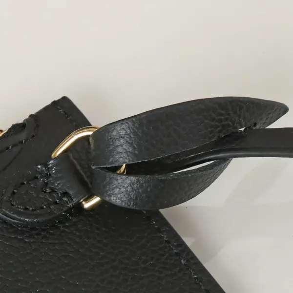 LV Neverfull MM 托特包 - 黑色壓花Monogram Empreinte皮革