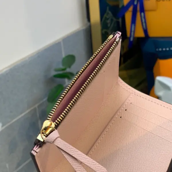 Louis Vuitton Victorine 錢夾 | Monogram帆布 粉色玫瑰金定制款