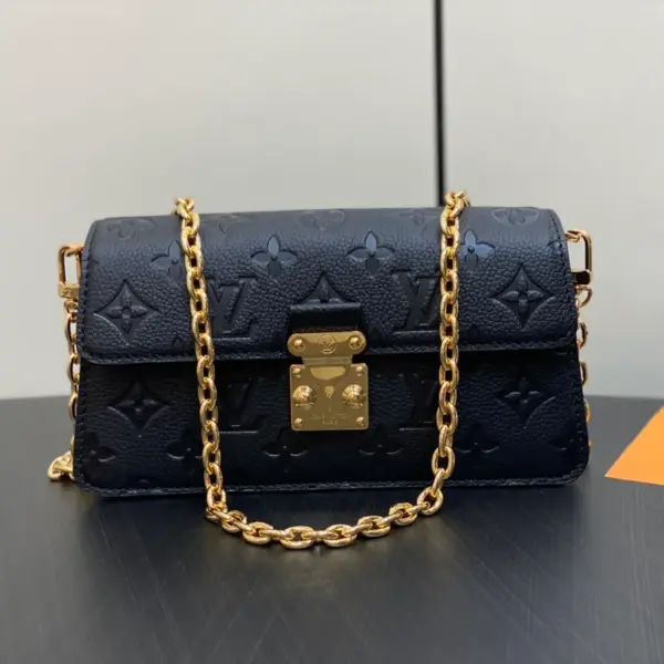 路易威登Wallet On Chain Métis 黑色Monogram Empreinte皮革鏈帶包包 11 路易威登Wallet On Chain Métis 黑色Monogram Empreinte皮革鏈帶包包