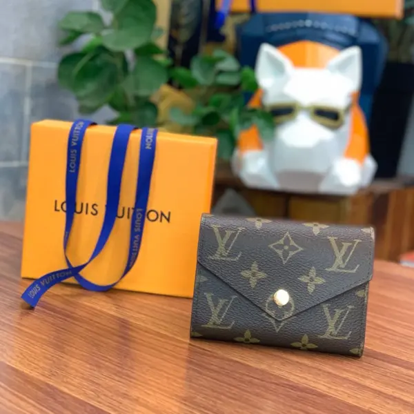 Louis Vuitton Victorine 錢夾 | Monogram帆布 粉色玫瑰金定制款