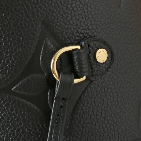 LV Neverfull MM 托特包 - 黑色壓花Monogram Empreinte皮革