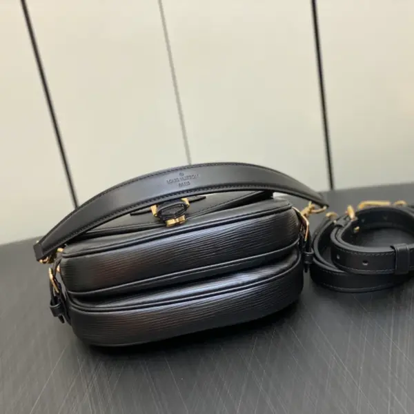 Louis Vuitton Saumur BB 黑色Epi皮革復刻馬鞍包