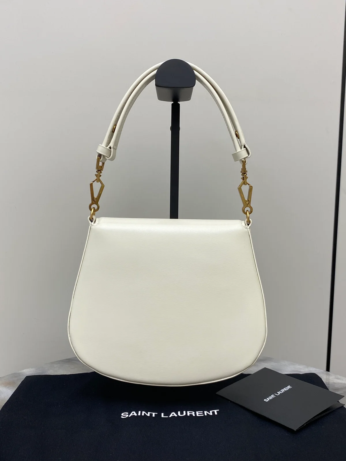 SAINT LAURENT BOX小牛皮CASSANDRE標誌頂部手柄手袋 3 SAINT LAURENT BOX小牛皮CASSANDRE標誌頂部手柄手袋
