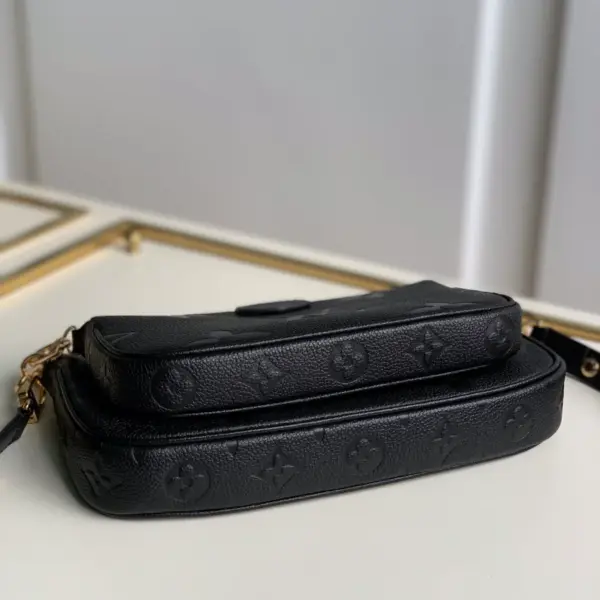 Louis Vuitton Multi Pochette Accessoires 斜背包 | Monogram Empreinte 皮革二合一設計