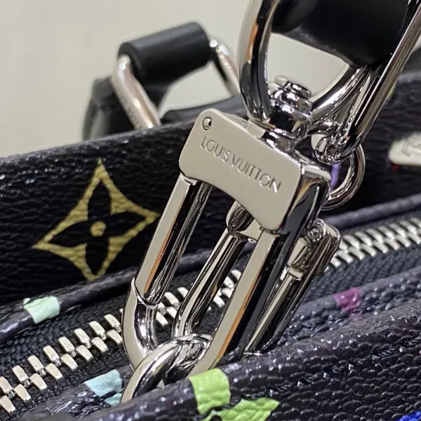 LV x TM OnTheGo East West Chain 彩虹Monogram塗層帆布包包