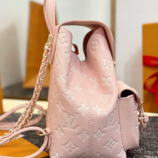 LV Milky Way系列Backup雙色調壓花牛皮背包