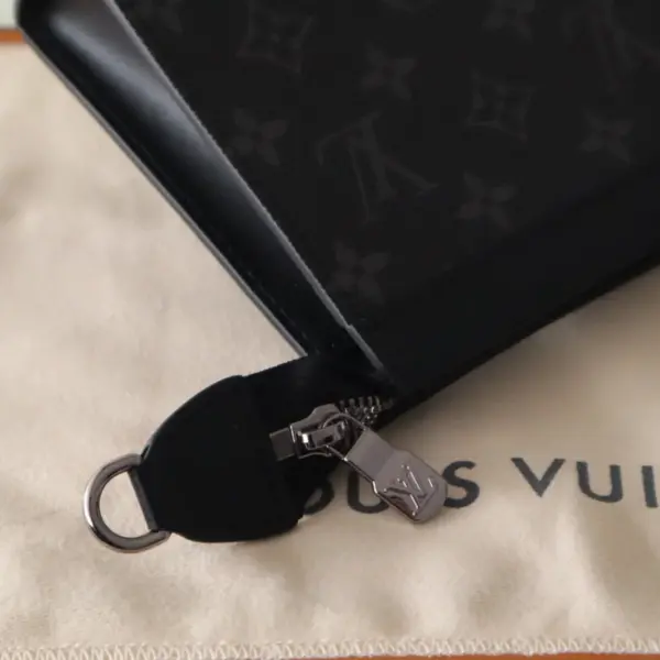 Gaston 隨身錢包 | Monogram Eclipse Reverse 帆布多功能設計