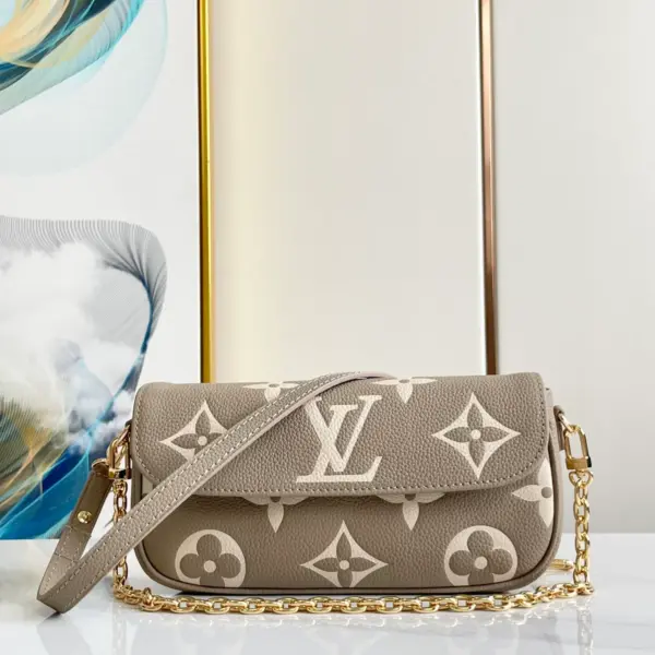 Louis Vuitton Wallet on Chain Ivy 雙色Monogram Empreinte鏈條錢包
