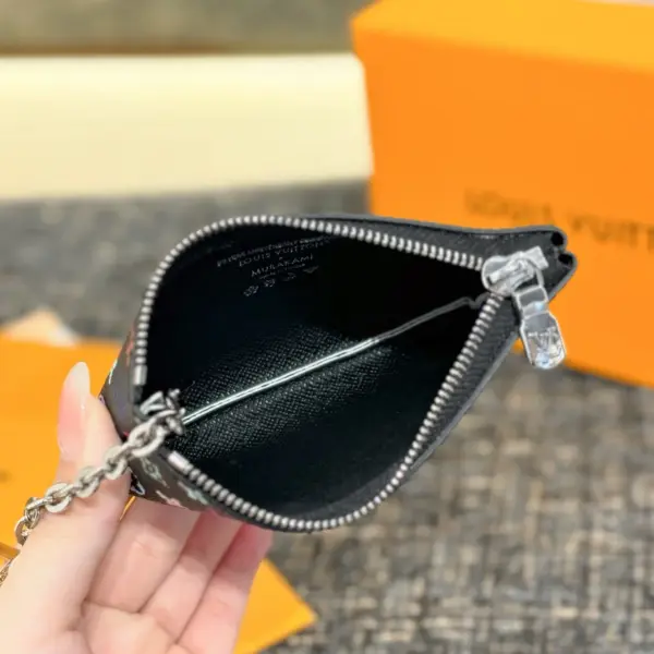 LV x 村上隆聯名款 Monogram彩虹鑰匙零錢包（複刻版）