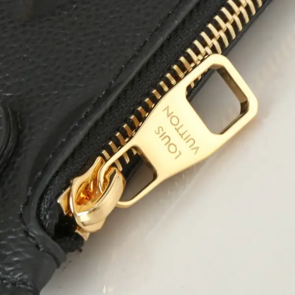LV Neverfull MM 托特包 - 黑色壓花Monogram Empreinte皮革