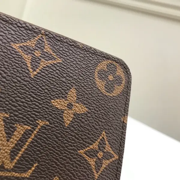 LV Monogram 拉鏈零錢包 - 經典奢華風琴式收納