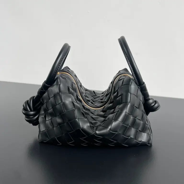 Intrecciato編織皮革斜挎包|牛皮革製作