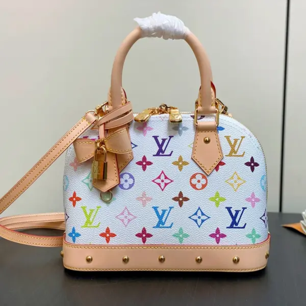 LV x TM 聯名款Alma BB包包 - 村上隆彩色Monogram藝術系列