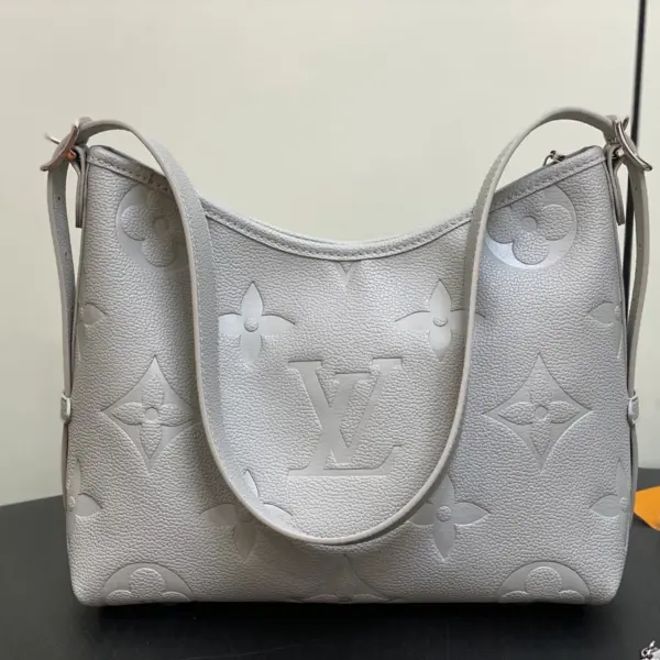 Louis Vuitton CarryAll PM 灰色Monogram牛皮都市包包 18 Louis Vuitton CarryAll PM 灰色Monogram牛皮都市包包