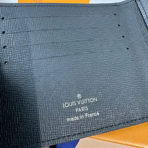 Amerigo Damier Graphite 男士多功能真皮錢包