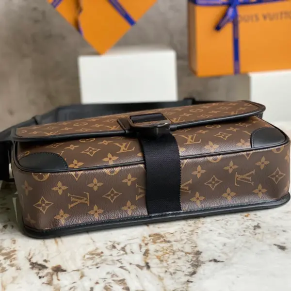 Louis Vuitton Archy MM 郵差包 | Monogram Macassar帆布 商務休閒兩用