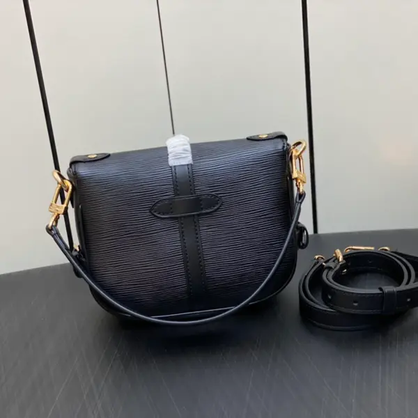 Louis Vuitton Saumur BB 黑色Epi皮革復刻馬鞍包