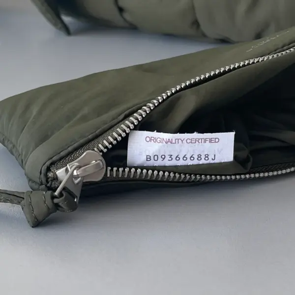 Intreccio編織尼龍斜挎包-原野綠